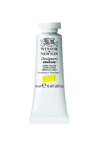 Winsor Newton Designers Guaj Boya 14 Ml 345 Lemon Yellow Seri 1