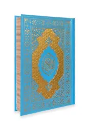 Kuranı Kerim Rahle Boy Mavi (renkli Bilg. Hatlı Ali El Kari İmlası)