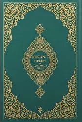 Kuranı Kerim Ve Açıklamalı Karşılıklı Meali Orta Boy (yeşil)