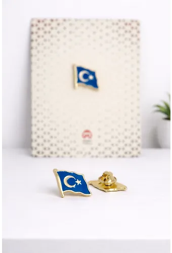 Doğu Türkistan Bayrağı Broş