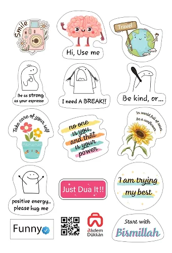 İngilizce Komik Sticker