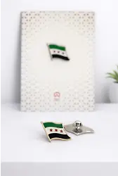 Suriye Bayrağı Mineli Broş