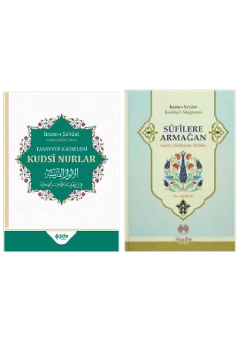 İmam Şarani Tasavvuf Seti Kudsi Nurlar ve Sufilere Armağan Ciltli (2 Kitap)