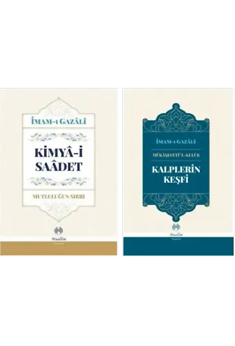 İmam Gazali Kimyai Saadet ve Kalplerin Keşfi Ciltli (2 Kitap)
