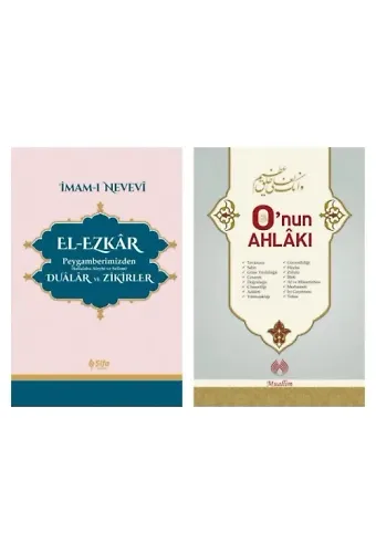 Peygamber Efendimizin Örnek Ahlakı Duaları ve Zikirleri Ciltli (2 Kitap)