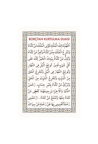 Pvc Borçtan Kurtulma 6.2x9.2