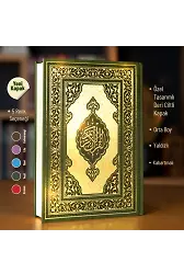 Mushafı Şerif Orta Boy 2 Renk | Yeşil | Özel Tasarım