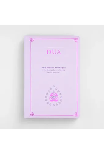 DUA (Evrâdı Şerîfe) Büyük Boy - Arapça+Türkçe - LİLA