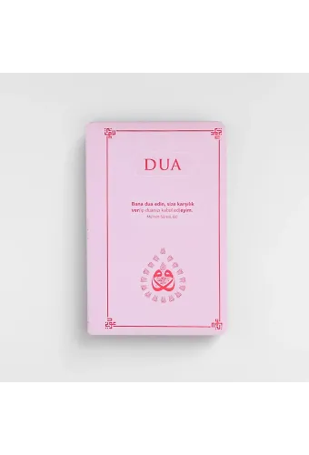 DUA (Evrâdı Şerîfe) Orta Boy Arapça+Türkçe - BORDO