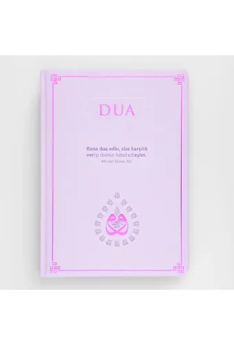 DUA (Evrâdı Şerîfe) Rahle Boy - Arapça+Türkçe - LİLA