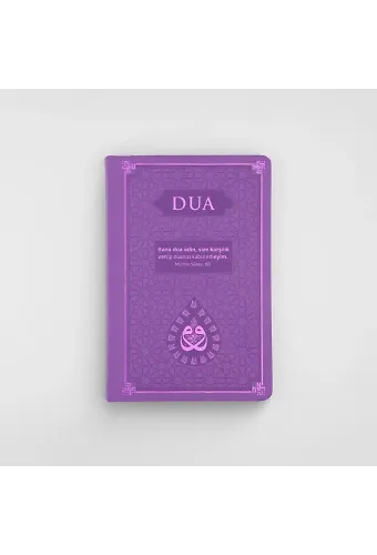 DUA (Evrâdı Şerîfe) Büyük Boy Arapça+Türkçe - TERMO KAPAK - LİLA