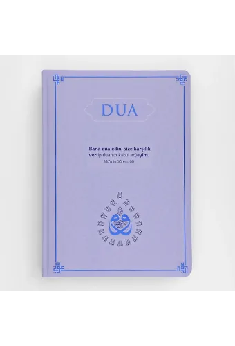 DUA (Evrâdı Şerîfe) Rahle Boy - Arapça+Türkçe - LACİVERT