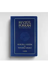 Feyzül Furkan Kurânı Kerîm ve Tefsirli Meali (Büyük Boy - Ciltli) LACİVERT