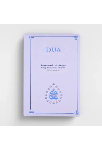 DUA (Evrâdı Şerîfe) Büyük Boy - Arapça+Türkçe - LACİVERT