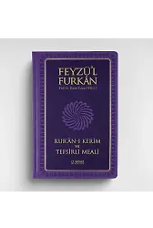 Feyzül Furkan Kurânı Kerîm ve Tefsirli Meali (Büyük Boy - Ciltli) LİLA
