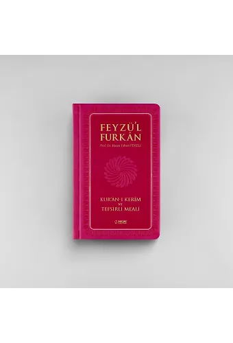 Feyzül Furkan Kurânı Kerîm ve Tefsirli Meali (Sempatik Cep Boy - Ciltli) Pembe
