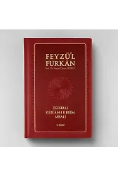 Feyzül Furkan Tefsirli Kuranı Kerim Meali (Büyük Boy - Tefsirli Meal - Ciltli) BORDO