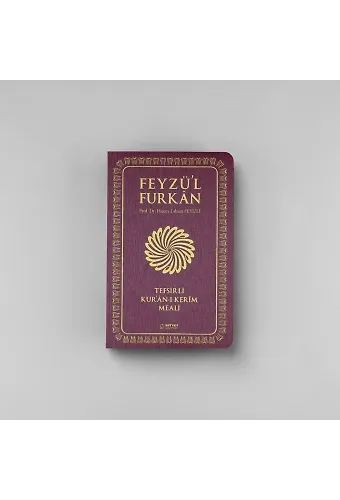 Feyzül Furkan Tefsirli Kurânı Kerîm Meali (Sempatik Cep Boy - İnce Cilt) - BORDO