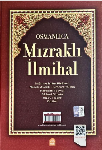 Mızraklı İlmihal Osmanlıca Yeni Dizgi ( Bilgisayar Hatlı )