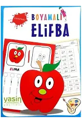 Çıkartmalı Boyamalı elmalı Elifba