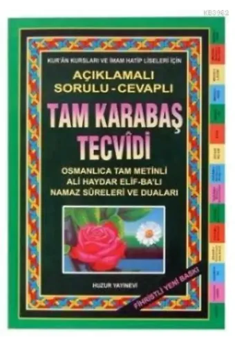 Tam Karabaş Tecvîdi; Açıklamalı Sorulu - Cevaplı Fihristli