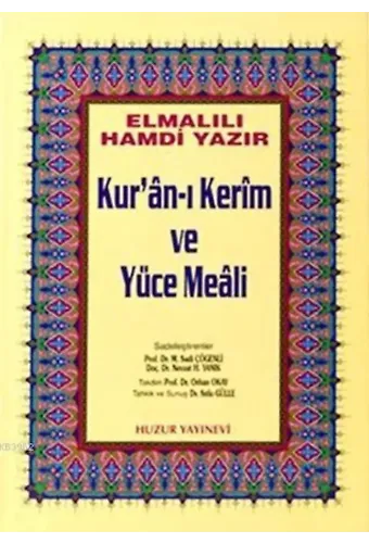Kuran-ı Kerim ve Yüce Meali - Cami Boy