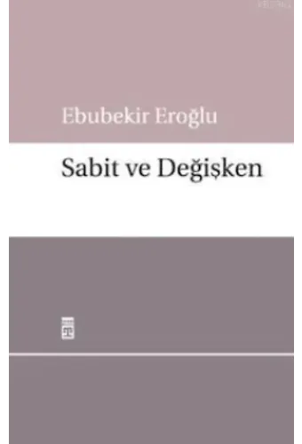 Sabit ve Değişken
