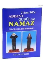 7'den 70'e Abdest Gusül ve Namaz (Kod: 013-Mini Boy); Fatiha Suresinden, Duha Suresine Kadar