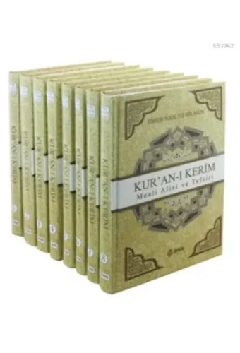 Kuran-ı Kerimin Türkçe Meali ve Tefsiri 8 Cilt Takım