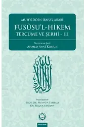 Fusûsu'l-Hikem Tercüme ve Şerhi 3