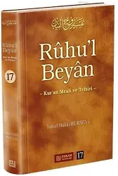 Ruhul Beyan Tefsiri (17. Cilt) - İsmail Hakkı Bursevi