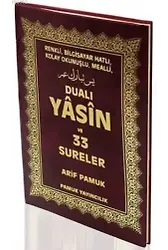 Dualı Yasin ve 33 Sureler (Yas-096, Rahle Boy, Plastik Kapak, Fihristli)
