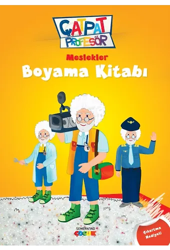 Çatpat Profesör Meslekler Boyama Kitabı | Hasan Nihat Sütçü