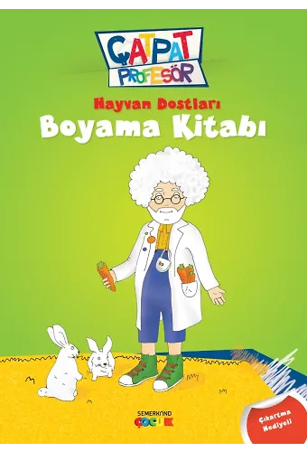 Çatpat Profesör Hayvan Dostları Boyama Kitabı | Hasan Nihat Sütçü