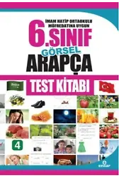 İmam Hatip Ortaokulu Müfredatın Uygun 6. Sınıf Görsel Arapça Test Kitabı