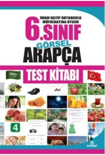 İmam Hatip Ortaokulu Müfredatın Uygun 6. Sınıf Görsel Arapça Test Kitabı