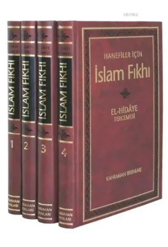 İslam Fıkhı El - Hidaye Tercemesi (4 Cilt, Şamua)