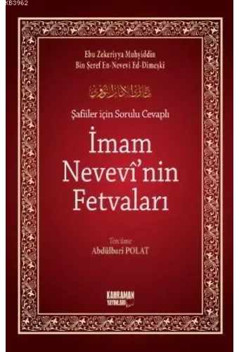 Şafiiler İçin Sorulu Cevaplı İmam Nevevi'nin Fetvaları