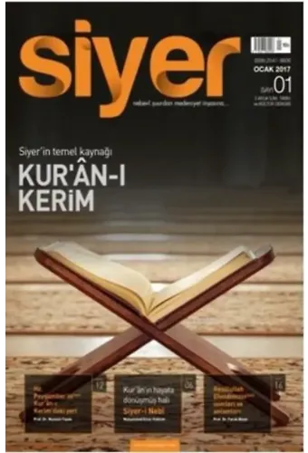 Siyer İlim Tarih ve Kültür Dergisi - 1. Sayı; Sayı:1