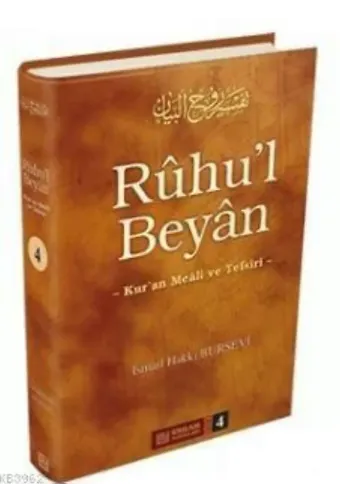 Ruhul Beyan Tefsiri (4. Cilt) - İsmail Hakkı Bursevi