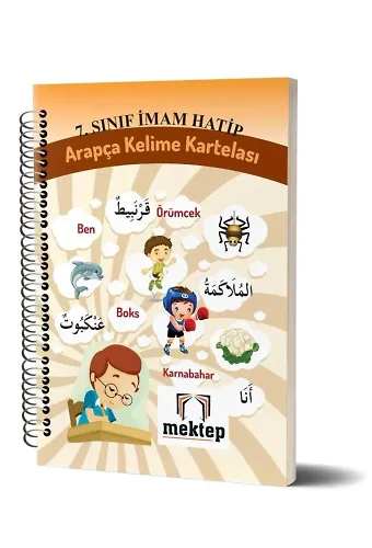 7. Sınıf İmam Hatip Arapça Kelime Kartelası