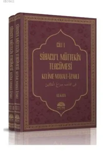 Siracu'l Müttekin Tercümesi 2 Cilt Takım