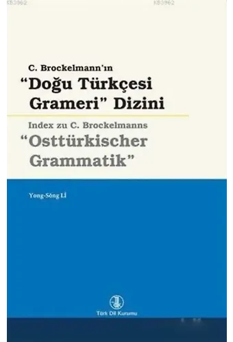 Doğu Türkçesi Grameri Dizini