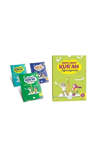 Adım Adım Kuran Öğreniyorum 3 Kitap | Öznur Yavaş | Nevin Karataş
