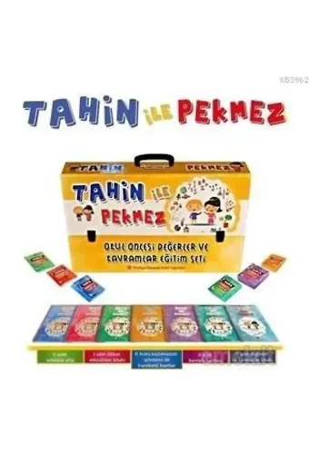 Okul Öncesi Derğerler ve Kavramlar Eğitim Seti - Tahin ile Pekmez (7 Kitap Takım Kutulu)