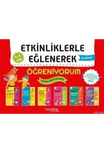 Etkinliklerle Eğlenerek Öğreniyorum (6 Kitap Takım)