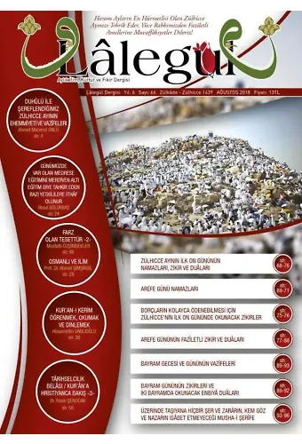 Lalegül Dergisi Ağustos 2018 Sayısı