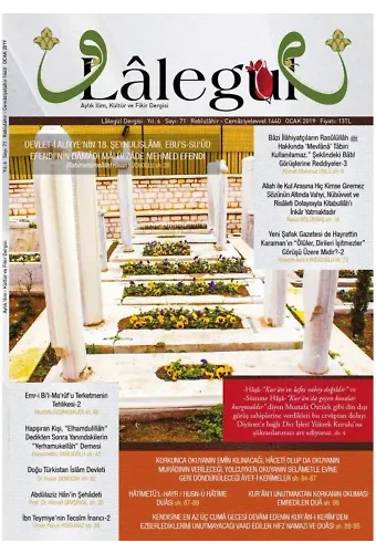 Lalegül Dergisi Ocak 2019 Sayısı