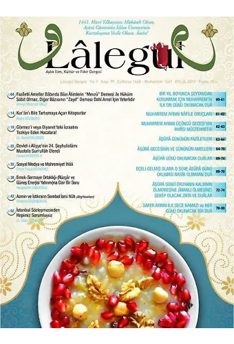 Lalegül Dergisi Eylül 2019 Sayısı