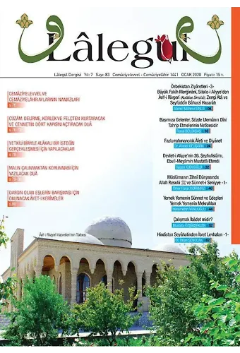 Lalegül Dergisi Ocak 2020 Sayısı